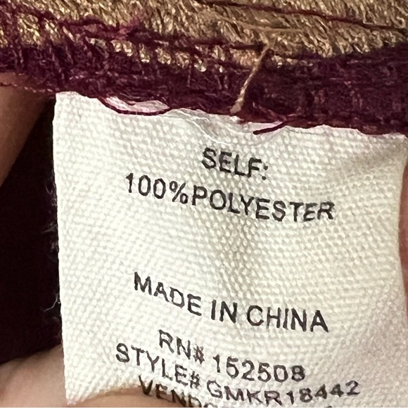 GIMMICKS Embroidered Bell Sleeve Mock Neck Boho Blouse—SZ. XS - Picture 13 of 17